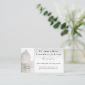 Home Renovation and Repair Visitekaartje (Staand voorkant)