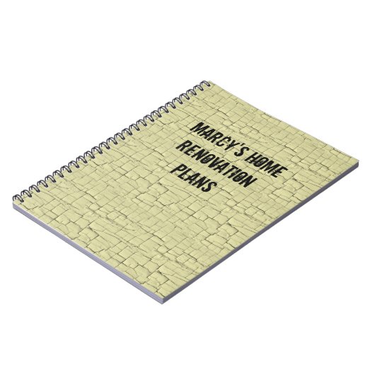 Home Renovation Journal Notitieboek (Linkerzijde)