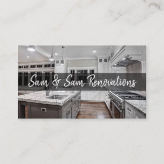 Home Renovation & Remodel Visitekaartje