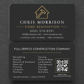Home Renovation Repair QR Code Professional Visitekaartje