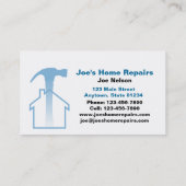 Home Repair/Blue Visitekaartje (Achterkant)