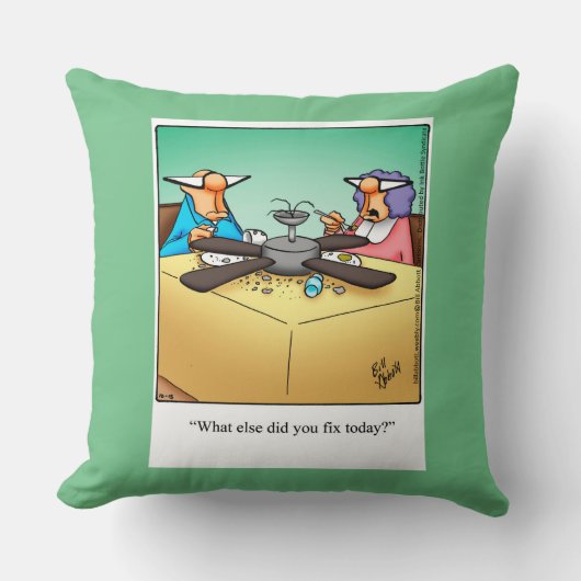 Home Repair D.I.Y. Humor Pillow Gift Kussen (Voorkant)