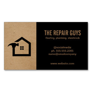 Home Repair Handyman Bouw Magnetisch Visitekaartje