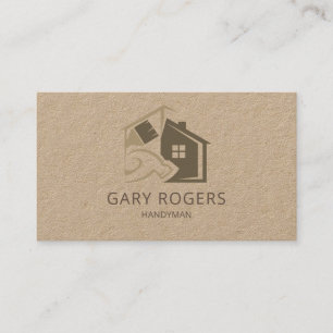 Home Repair Handyman QR-code Visitekaartje