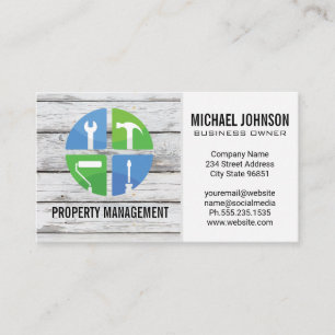 Home Repair Pictogrammen   Hout Visitekaartje