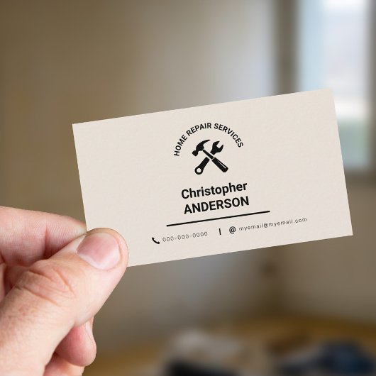 Home Repair Services Visitekaartje