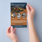 Home Restauratie Diensten Zakelijk Flyer (Hand)