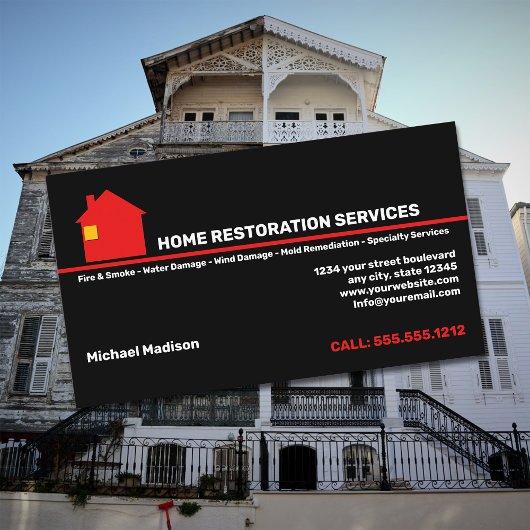 Home Restoration Services Visitekaartje