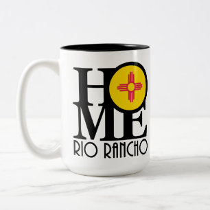HOME Rio Rancho New Mexico 15oz Tweekleurige Koffiemok