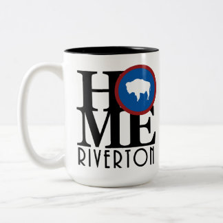 HOME Riverton Wyoming 15oz Tweekleurige Koffiemok