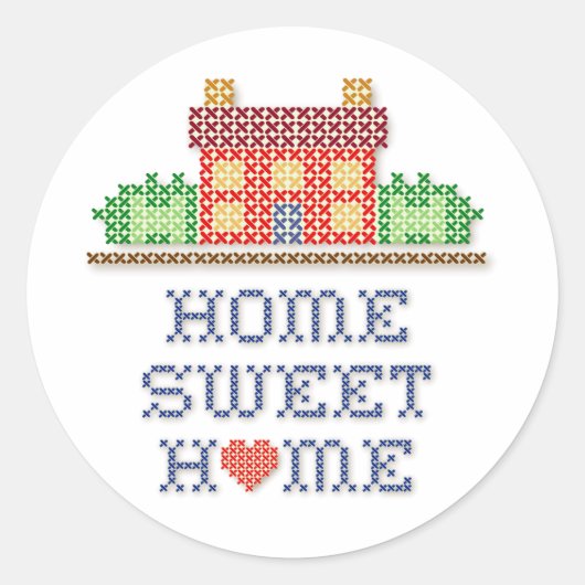 Home-ronde-stickers Ronde Sticker (Voorkant)