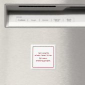 Home (rood) magneet (Insitu (Vaatwasser))