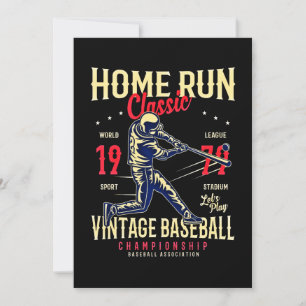 Home run Classic  Baseball Feestdagenkaart
