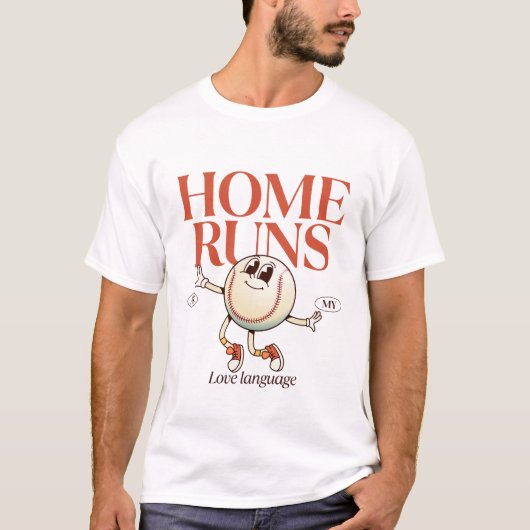 Home Run is mijn liefdestaal T-shirt (Voorkant)