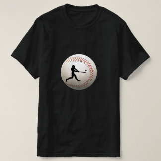 “Home Run Power – Minimalistische Baseball Silhoue T-shirt