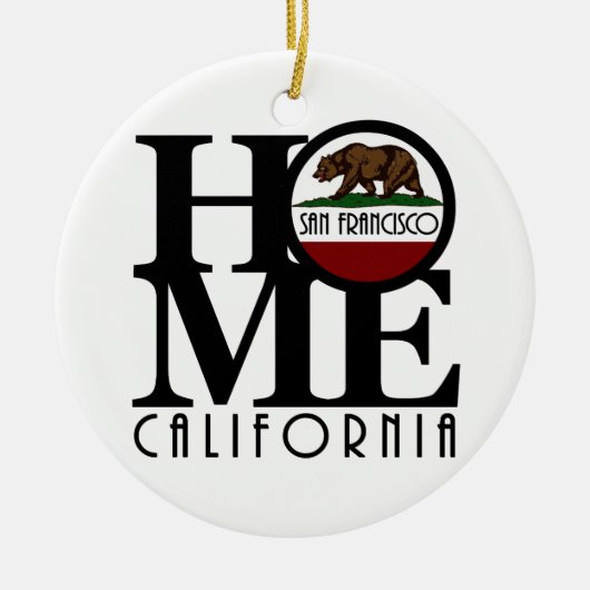 HOME San Francisco Keramisch Ornament (Voorkant)