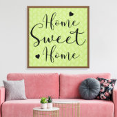 Home Scandia Leaves Canvas Afdruk (Insitu (Woonkamer))