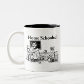 Home Schoolkleding en geschenken Tweekleurige Koffiemok (Links)