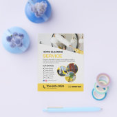 Home Schoonmaak Diensten Flyer (Enkel)