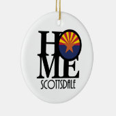 HOME Scottsdale Arizona Keramisch Ornament (Rechts)