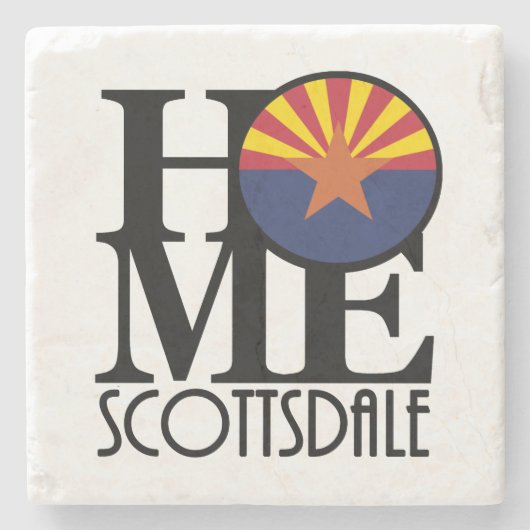 HOME Scottsdale Arizona Stenen Onderzetter (Voorkant)
