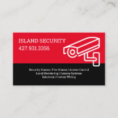 Home Security Company Business Card Visitekaartje (Voorkant)