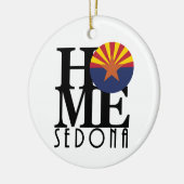 HOME Sedona Arizona Keramisch Ornament (Links)