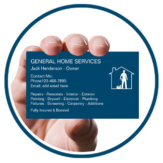 Home Services Handyman Carte de visite