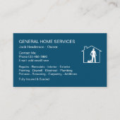 Home Services Handyman Carte de visite (Devant)