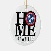HOME Sewanee Keramisch Ornament (Rechts)