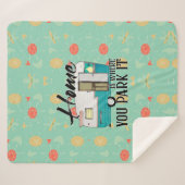 Home Sherpa Blanket Deken (Voorkant (horizontaal))