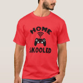 Home Skooled T-shirt - Grappige verkeerd gespelde  (Voorkant)