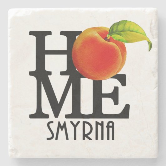 HOME Smyrna Georgia Stenen Onderzetter (Voorkant)