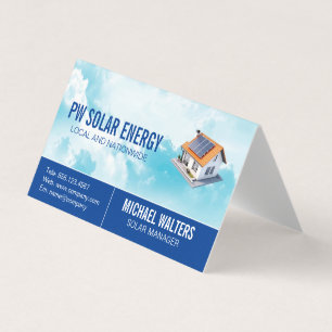 Home Solar   schone energie Visitekaartjes