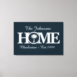 HOME South Carolina Canvas Afdruk