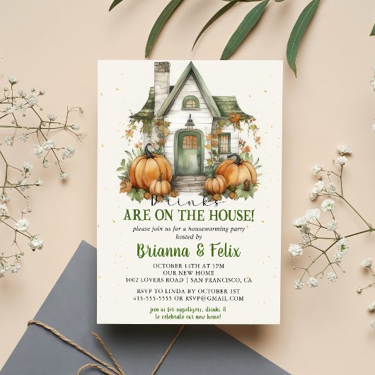 Home Spooky Home Halloween Feest Kaart