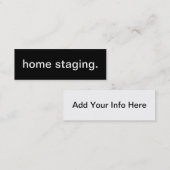 Home Staging Visitekaartje (Voorkant / Achterkant)