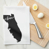 Home State Outline Heart Florida Cuisine Serviette (Quart Plié)