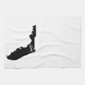 Home State Outline Heart Florida Cuisine Serviette (Horizontal)