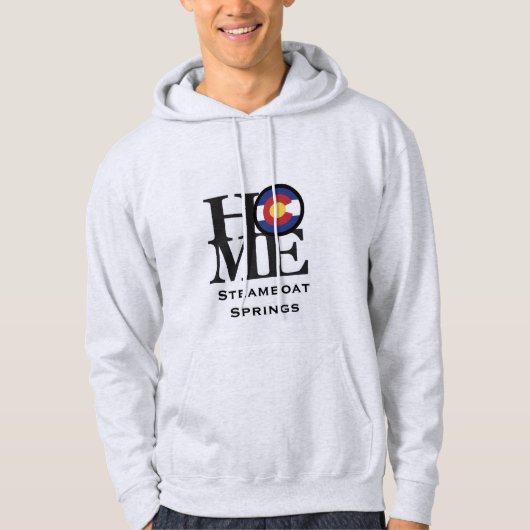 HOME Steamboot Springs Colorado Hoodie (Voorkant)