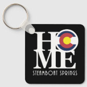 HOME Steamboot Springs Colorado Sleutelhanger (Voorkant)