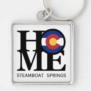 HOME Steamboot Springs-Sleutelhanger Sleutelhanger