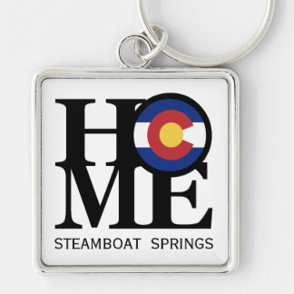 HOME Steamboot Springs-Sleutelhanger Sleutelhanger