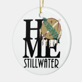 HOME Stillwater Oklahoma Keramisch Ornament (Links)