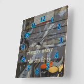Home Studio Clock Vierkante Klok (Hoek)