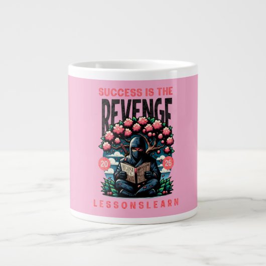 HOME SUCCESS REVENGE LESSONS LEARN MUG (Devant)