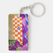 Home Sweet Home Acryl Sleutelhanger (achterkant)