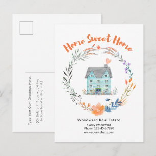 Home Sweet Home Bedankt Kopers HomeOwner Chic Briefkaart