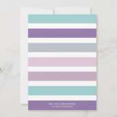 Home Sweet Home Bunting Faire-part de déménagement (Dos)