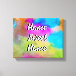 Home sweet home canvas